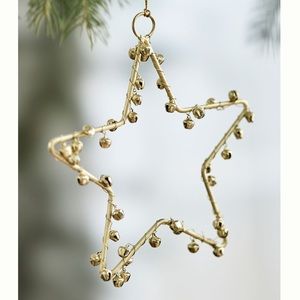 Terrain Jingle Bell Star Ornament NWT